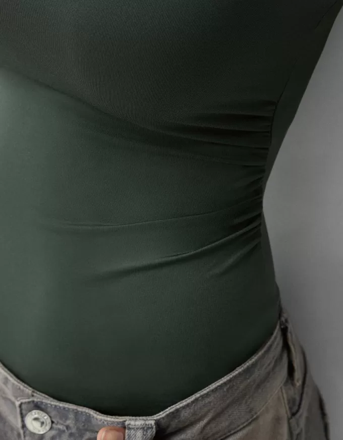 Long sleeve high neck bodysuit