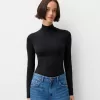 Long sleeve high neck bodysuit