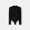 Long sleeve high neck bodysuit