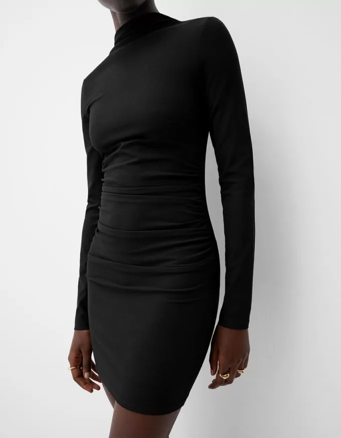 Long sleeve mini dress