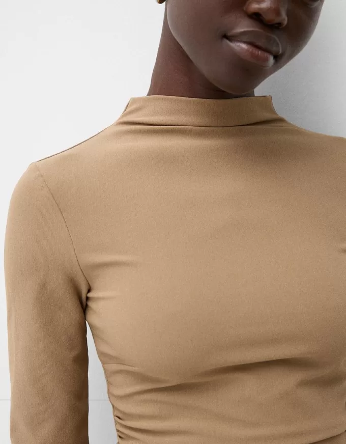 Long sleeve mini dress