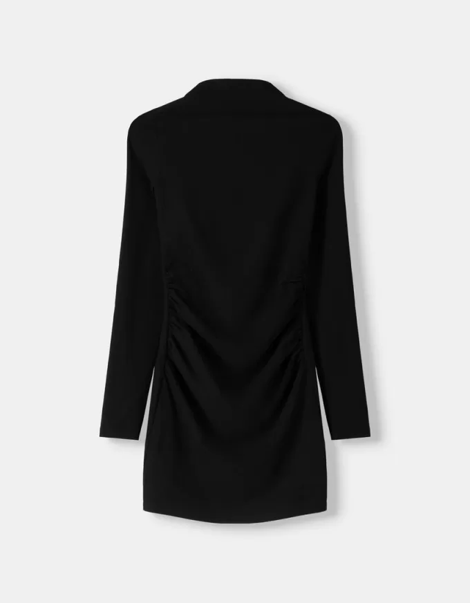 Long sleeve mini dress