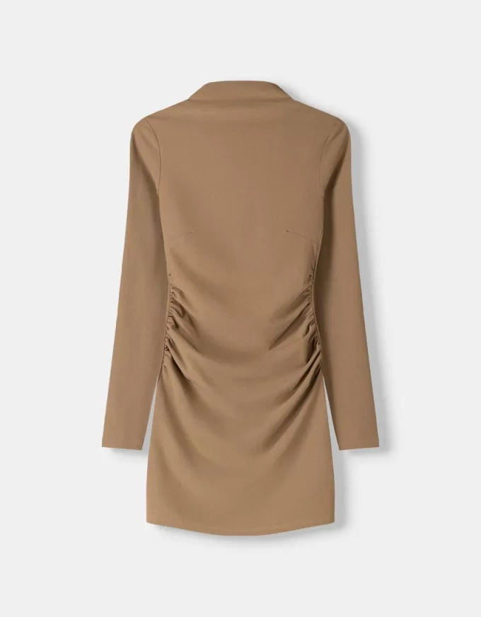 Long sleeve mini dress