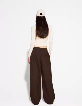 Low-rise baggy pants