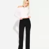 Low-rise boot-cut pants Low-rise boot-cut pants