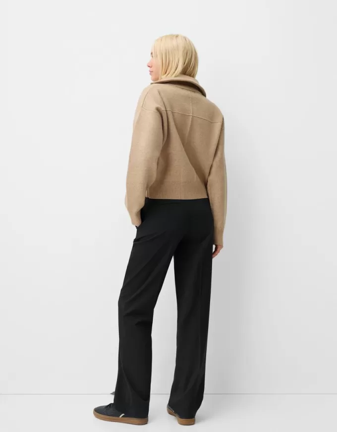 Low-rise straight-fit tailored pants Low-rise straight-fit tailored pants