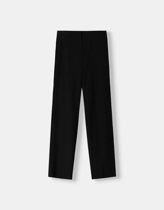 Low-rise straight-fit tailored pants Low-rise straight-fit tailored pants