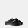 Men’s buckled platform sandals