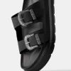 Men’s buckled platform sandals