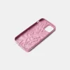 Metallic butterfly print cell phone case