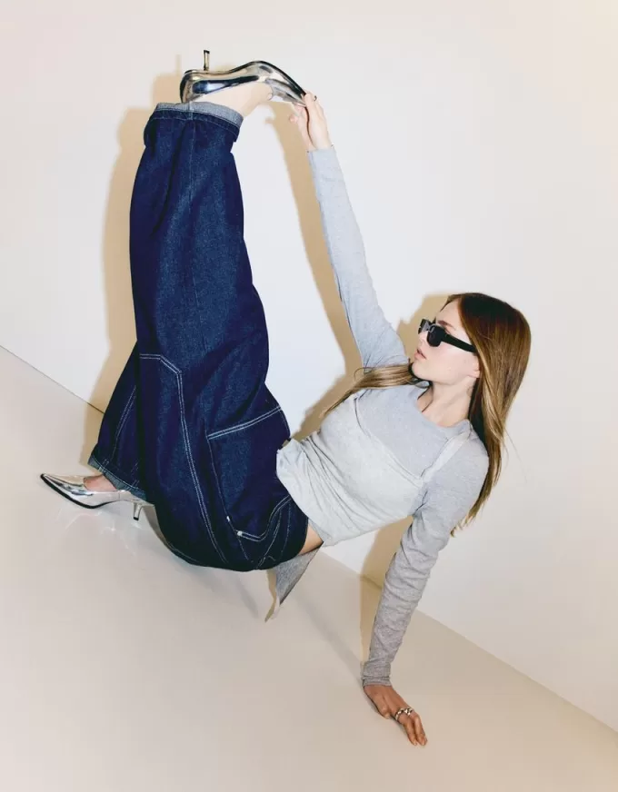 Metallic high-heel shoes Metallic high-heel shoes