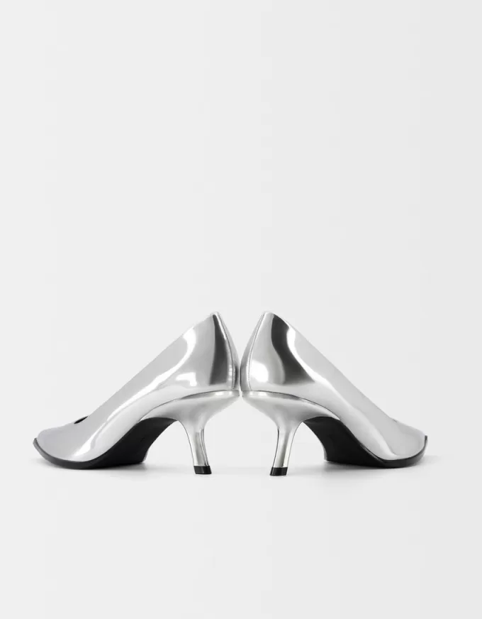 Metallic high-heel shoes Metallic high-heel shoes