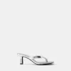 Metallic kitten-heel sandals Metallic kitten-heel sandals