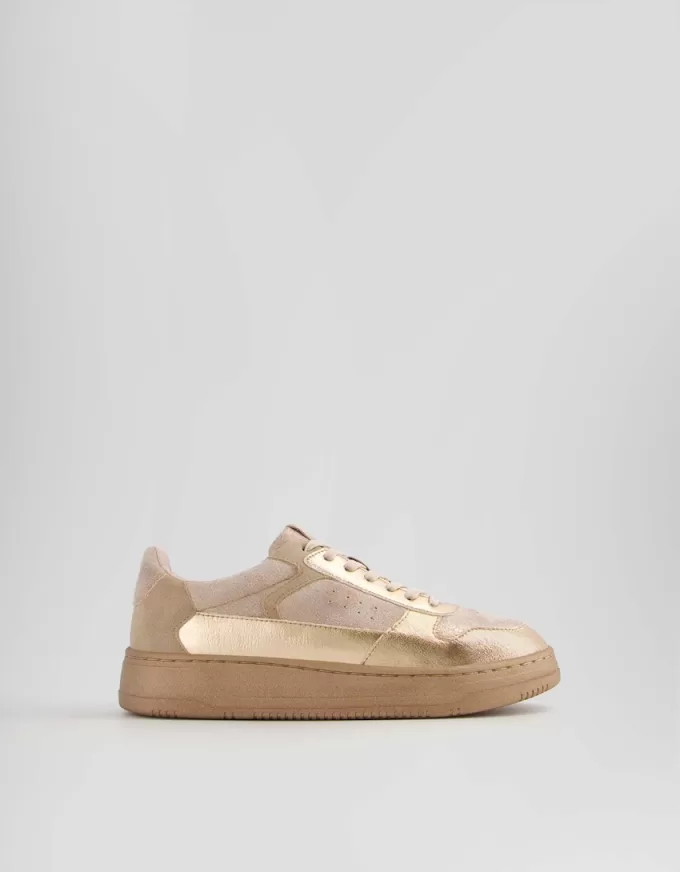 Metallic sneakers