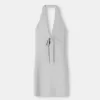 Metallic thread halter midi dress Metallic thread halter midi dress