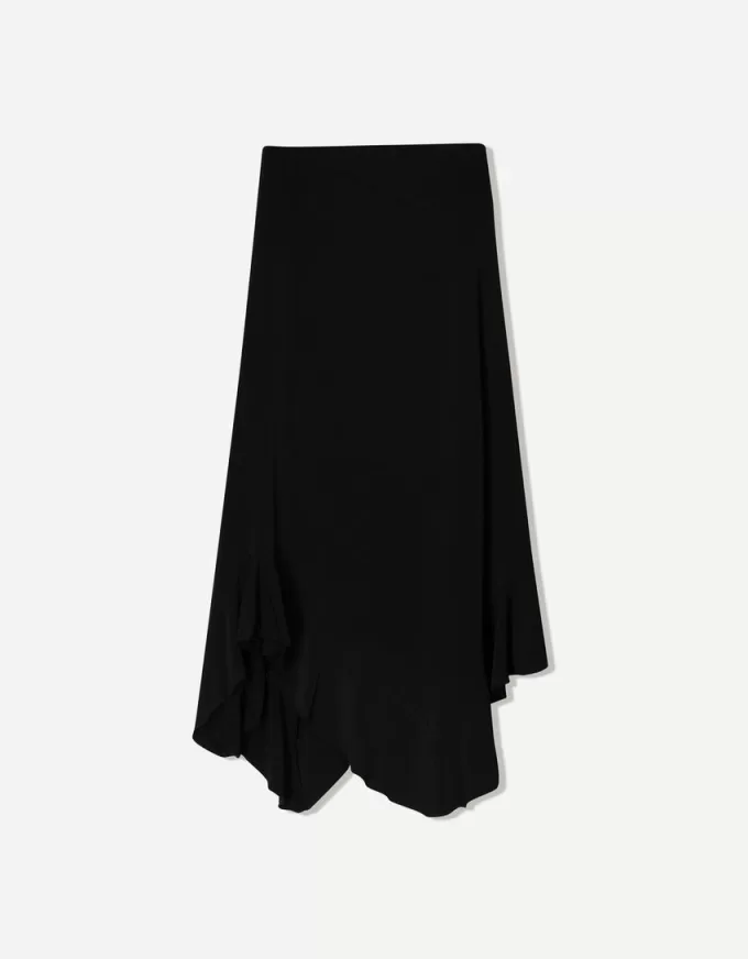 Midi skirt with ruffles Midi skirt with ruffles