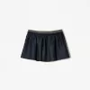 Mini skirt with contrast waist