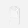 Modal zip-up hooded sweatshirt