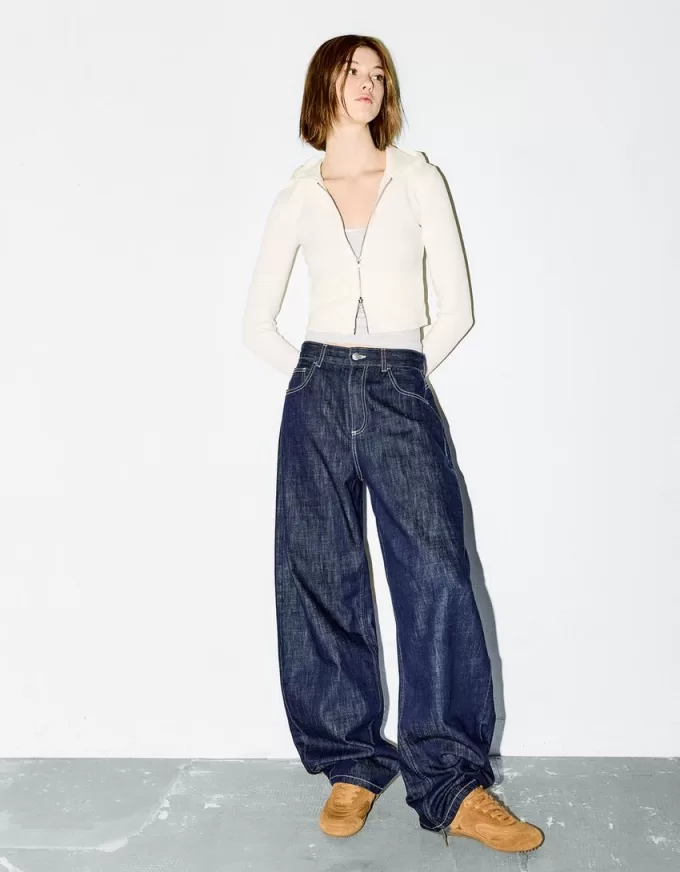 Modal zip-up hooded sweatshirt Modal zip-up hooded sweatshirt