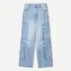 Multi-cargo baggy jeans
