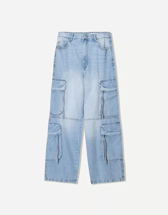 Multi-cargo baggy jeans