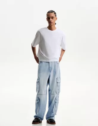 Multi-cargo baggy jeans