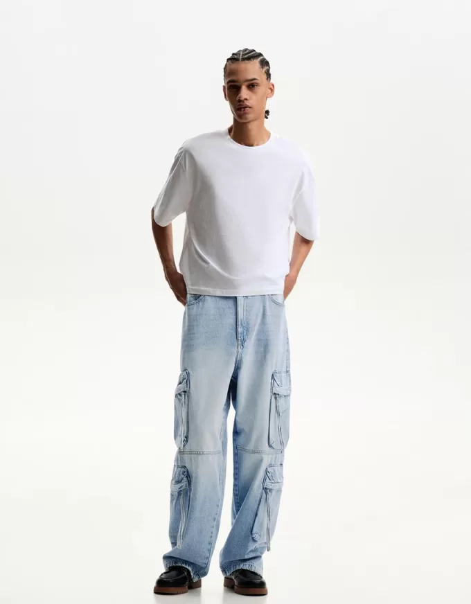 Multi-cargo baggy jeans