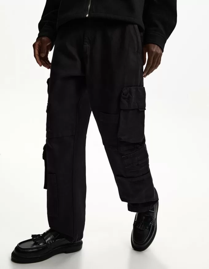 Multi-cargo baggy pants