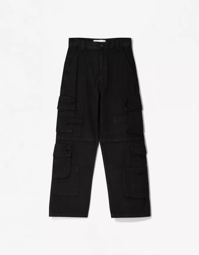 Multi-cargo baggy pants