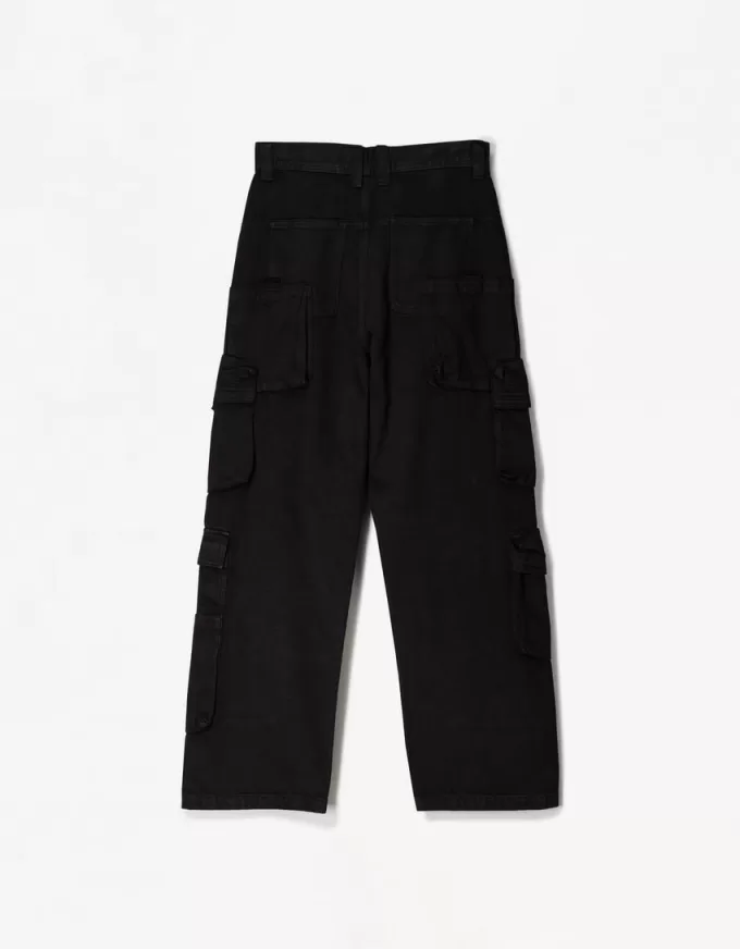 Multi-cargo baggy pants