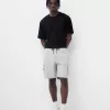 Multi-cargo technical Bermuda shorts
