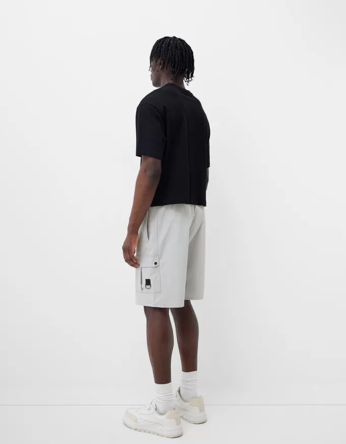 Multi-cargo technical Bermuda shorts