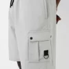 Multi-cargo technical Bermuda shorts