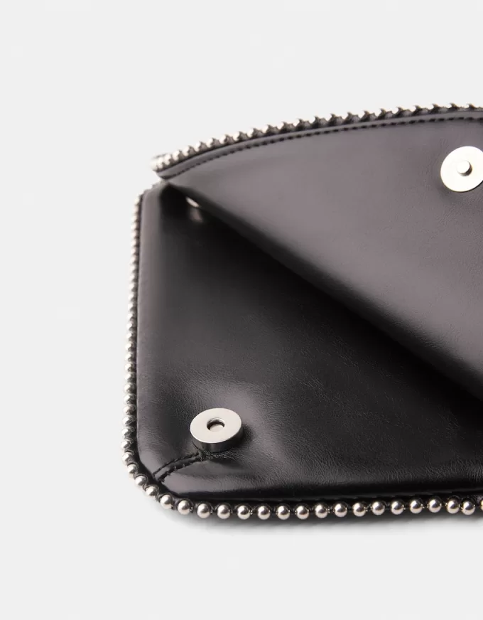 Multi-way leather effect crossbody bag