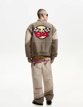 Nascar jacket with patches Nascar jacket with patches