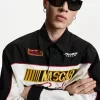 Nascar print long sleeve boxy fit shirt