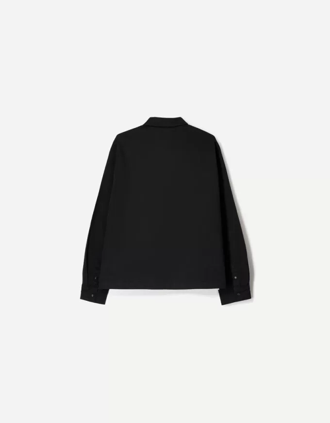 Nascar print long sleeve boxy fit shirt