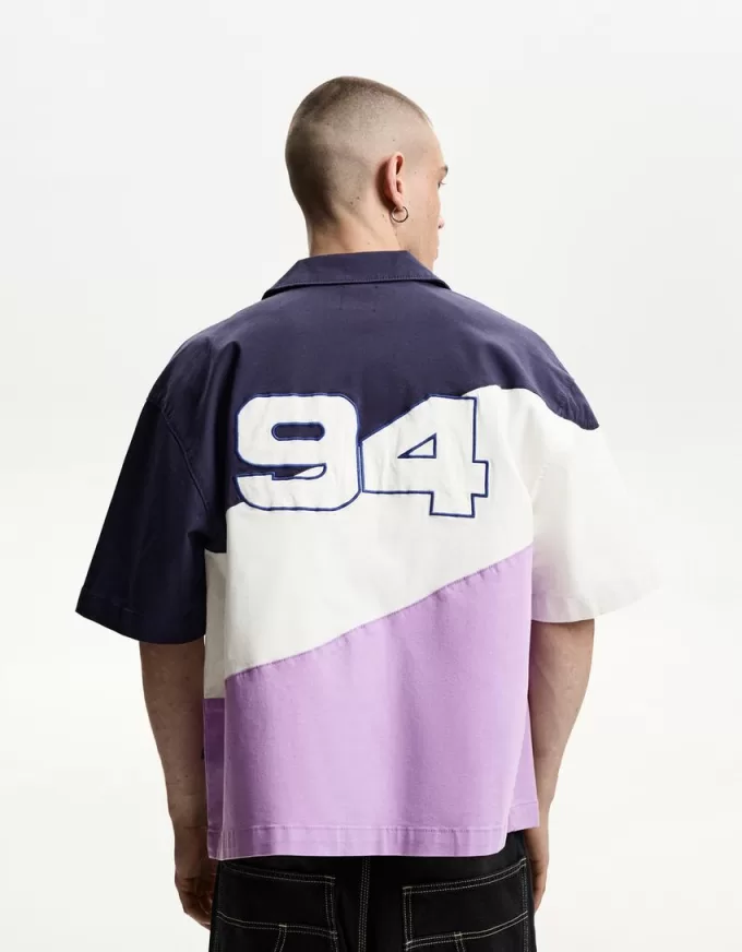 Nascar print short sleeve boxy fit shirt