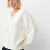Oversize V-neck sweater