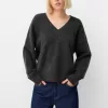 Oversize V-neck sweater