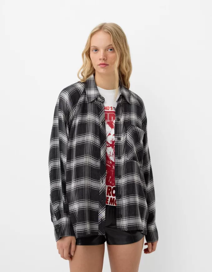 Oversize check shirt Oversize check shirt