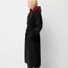Oversize felt texture trench coat Oversize felt texture trench coat