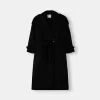 Oversize felt texture trench coat Oversize felt texture trench coat