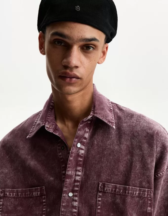 Oversize long sleeve shirt