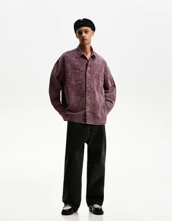 Oversize long sleeve shirt