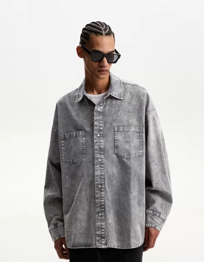 Oversize long sleeve shirt