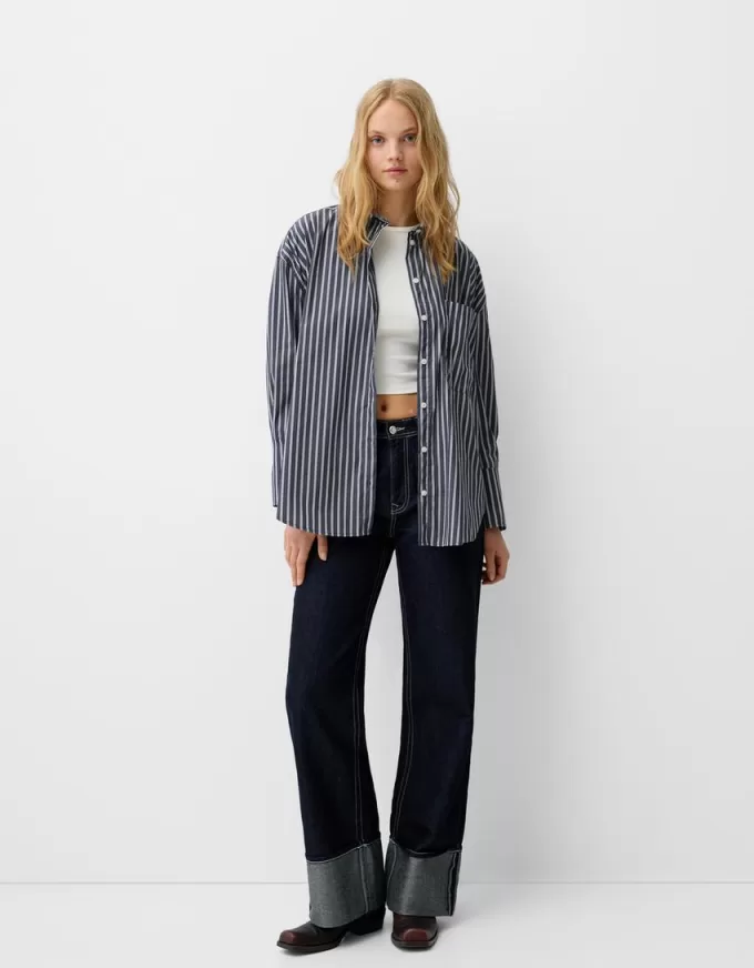 Oversize poplin shirt Oversize poplin shirt