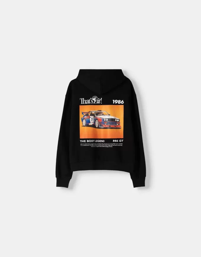 Oversize printed sweatshirt