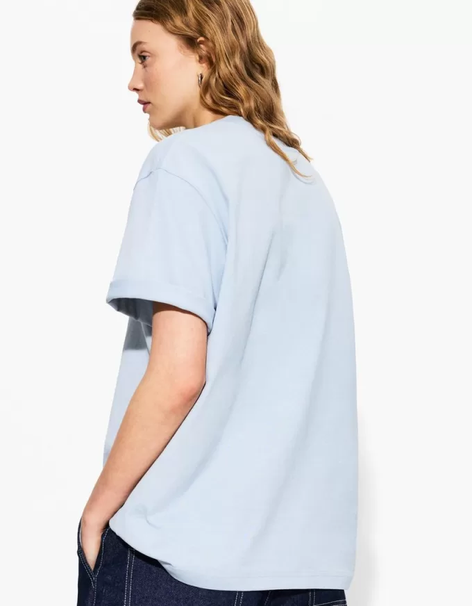 Oversize short sleeve heavy cotton T-shirt