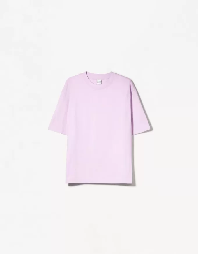 Oversize short sleeve heavy cotton T-shirt
